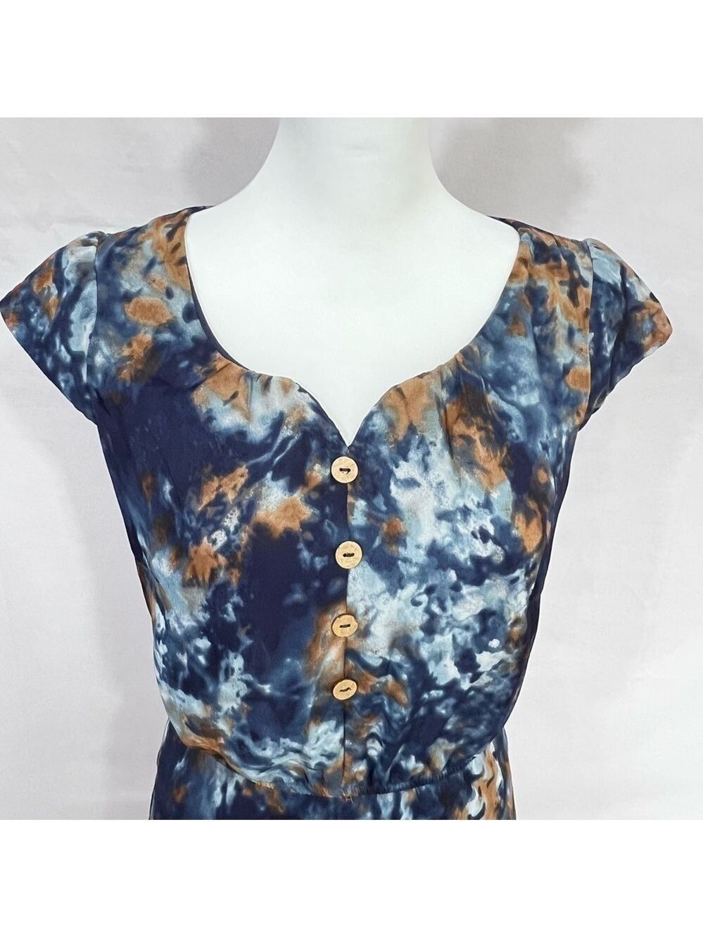 Rabbit Rabbit Rabbit Design Multi Color Dress Size 6 - Picture 3 of 12